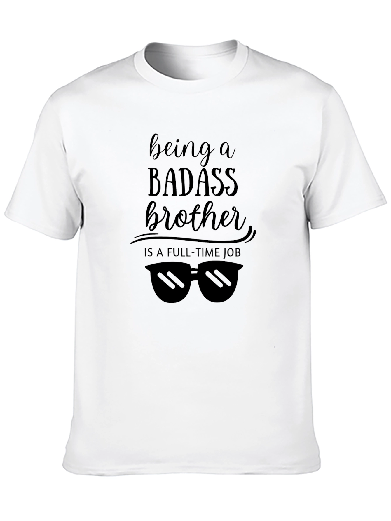 Badass Brother Graphic T-Shirt - Black