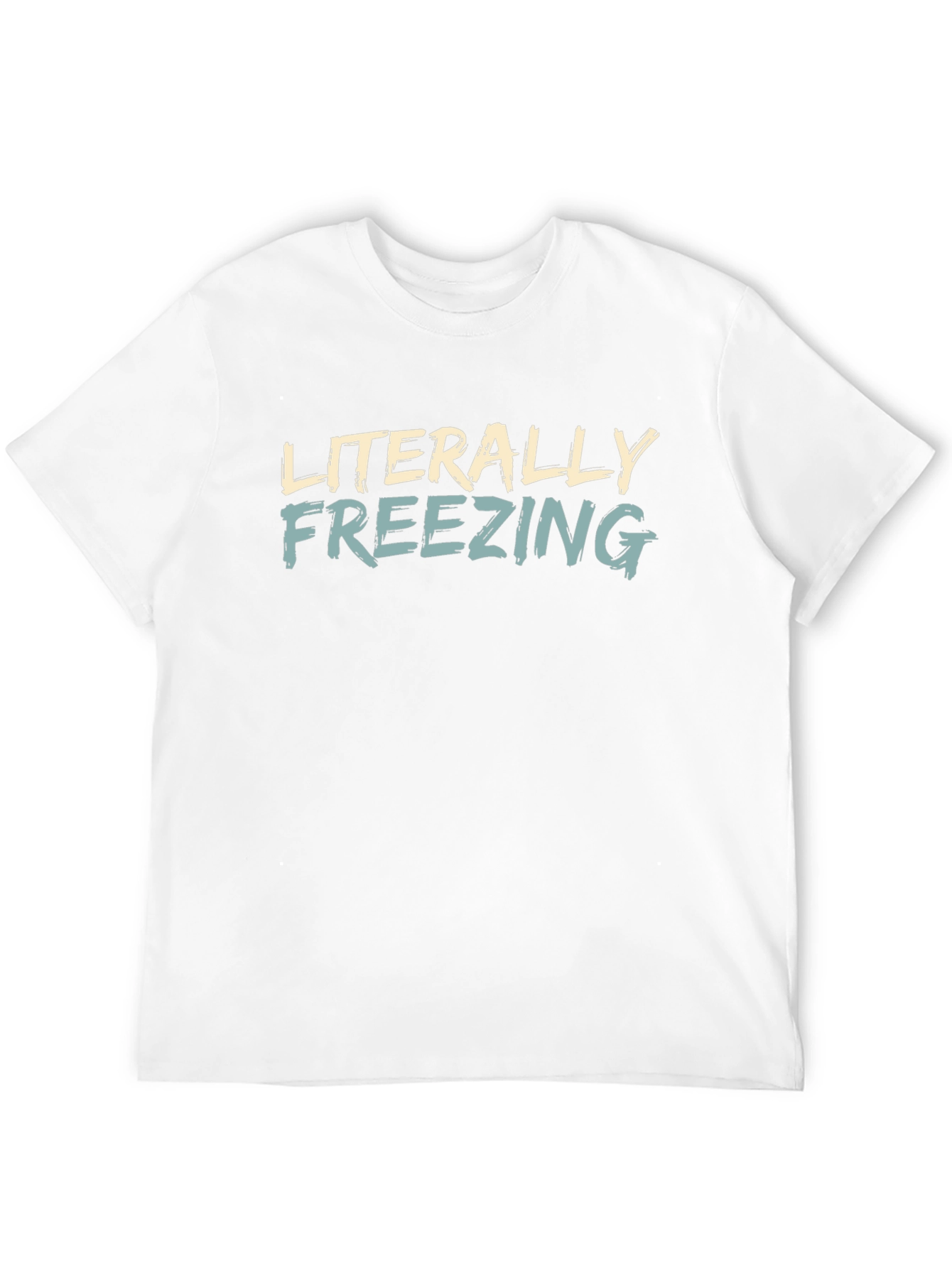 Literally Freezing Graphic T-Shirt - Black