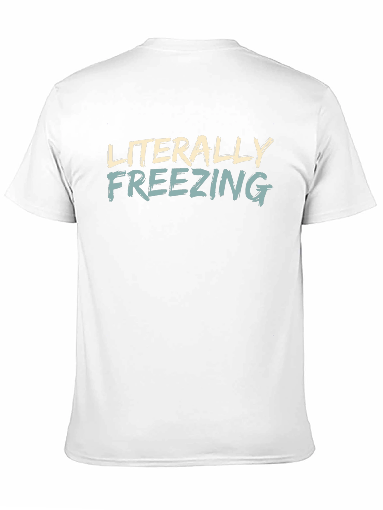 Literally Freezing Graphic T-Shirt - Black