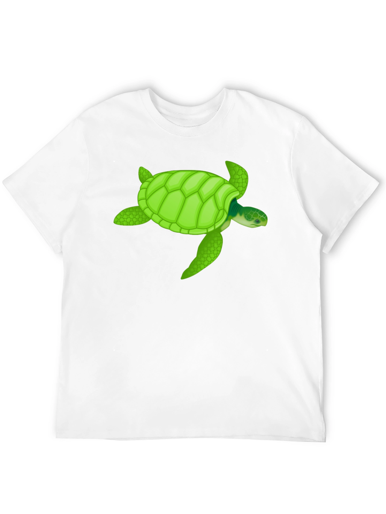 Sea Turtle Graphic T-Shirt - Black Cotton Tee