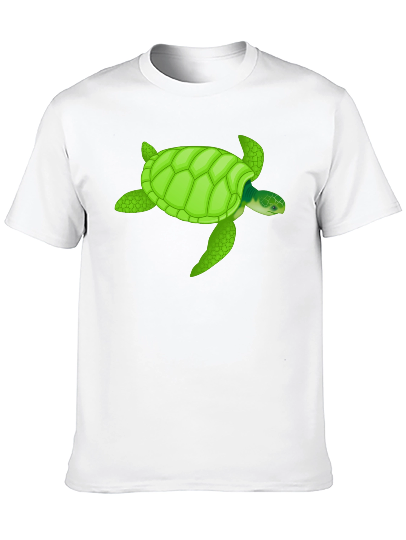 Sea Turtle Graphic T-Shirt - Black Cotton Tee