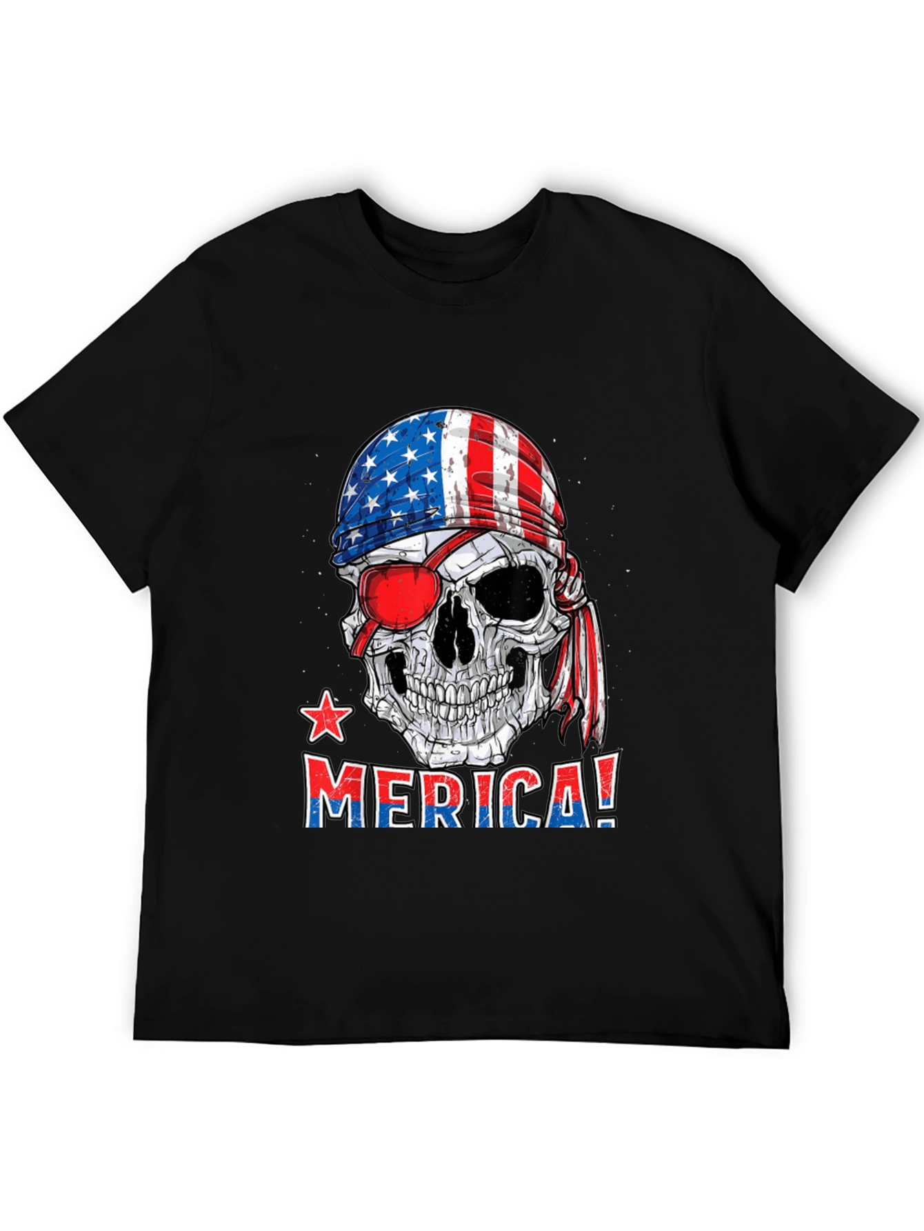 Patriotic Skull T-Shirt - USA Pride