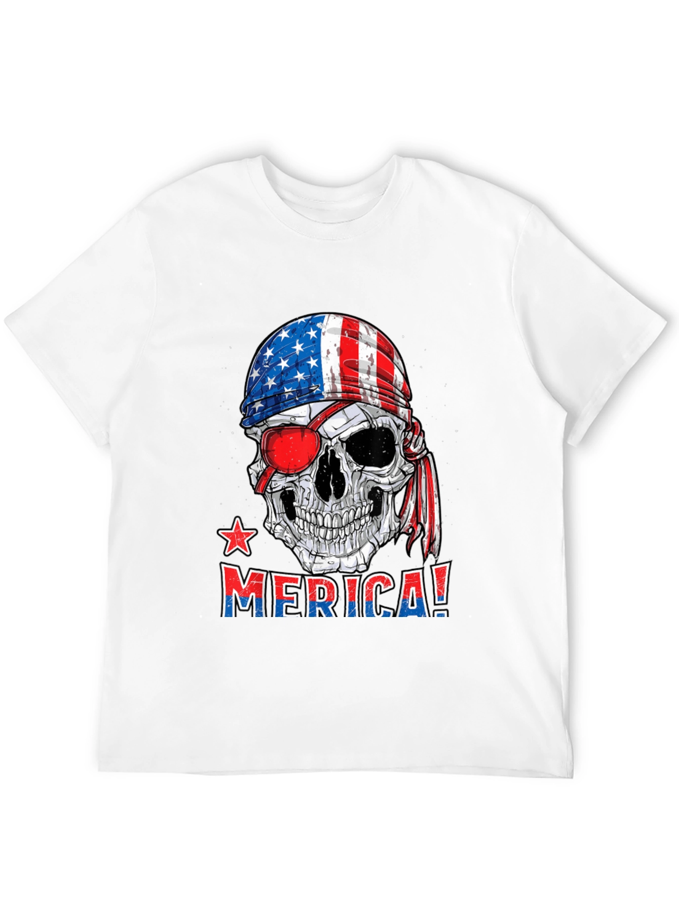 Patriotic Skull T-Shirt - USA Pride