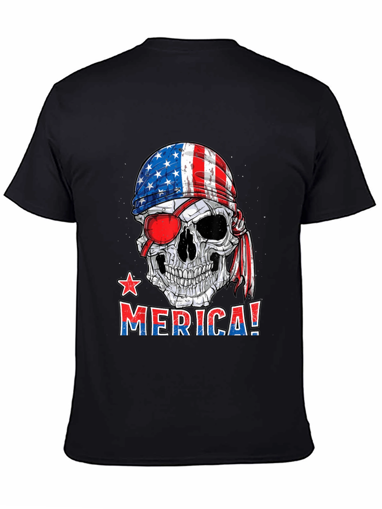 Patriotic Skull T-Shirt - USA Pride