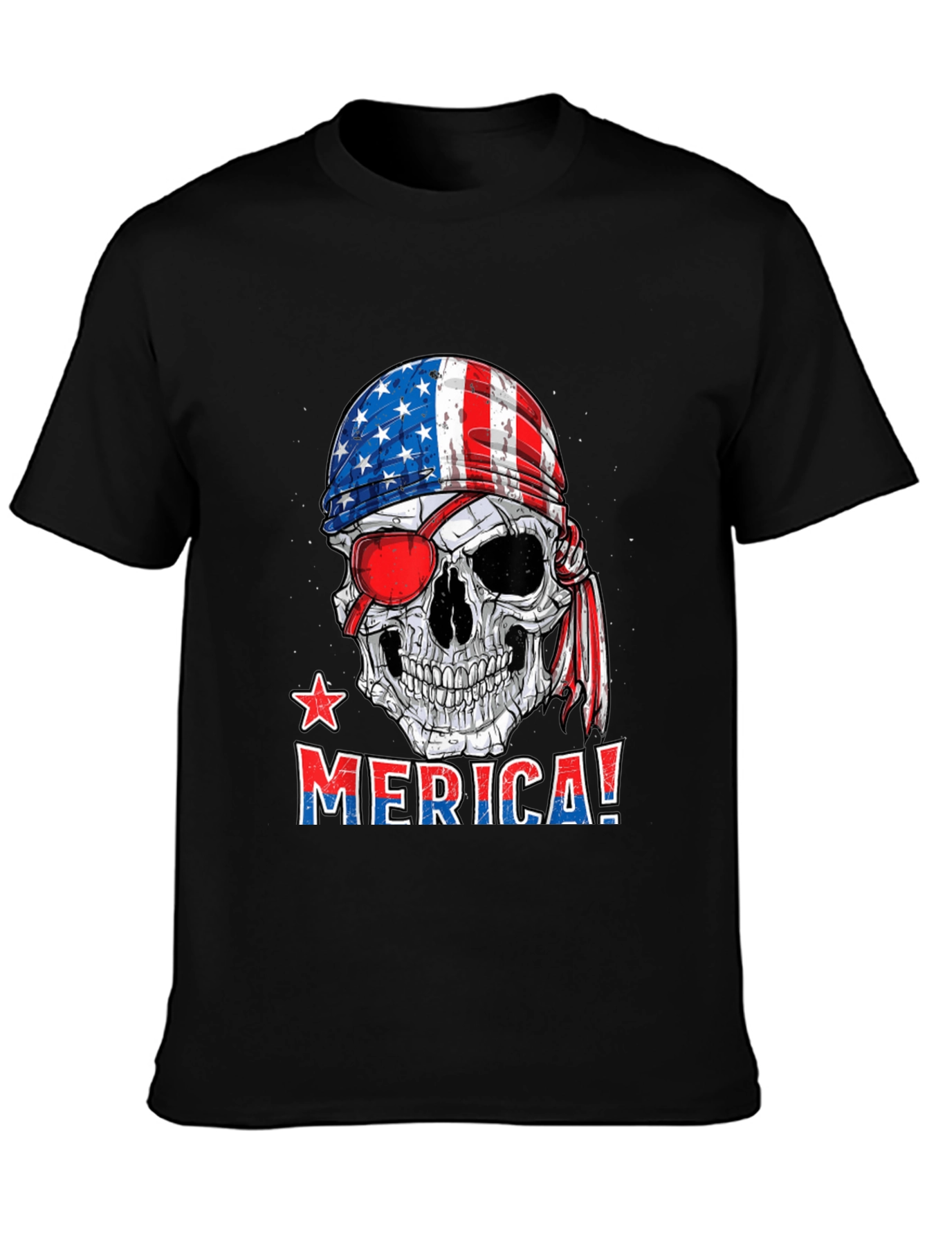 Patriotic Skull T-Shirt - USA Pride