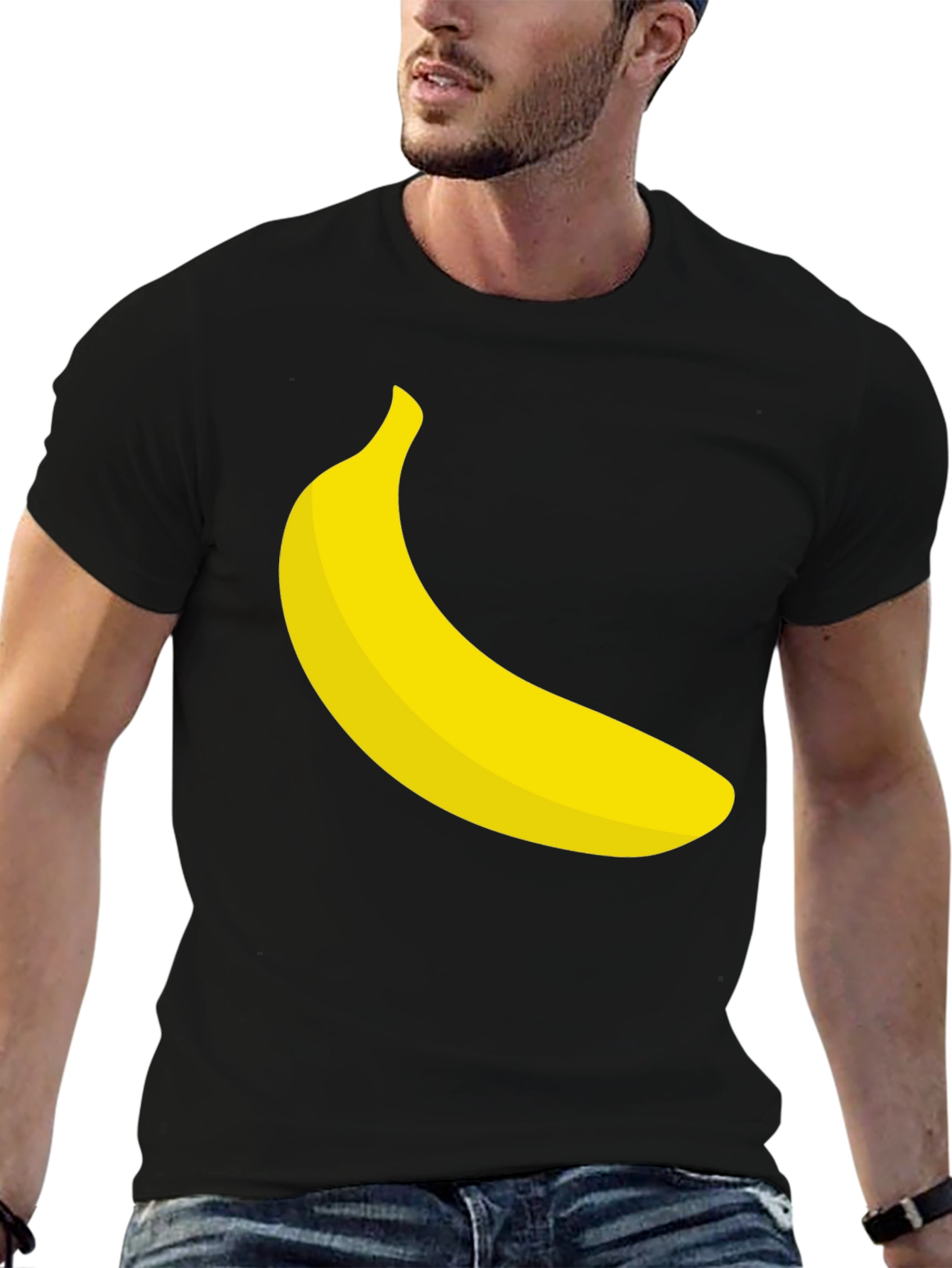 Banana Graphic Black T-Shirt - Fun & Quirky