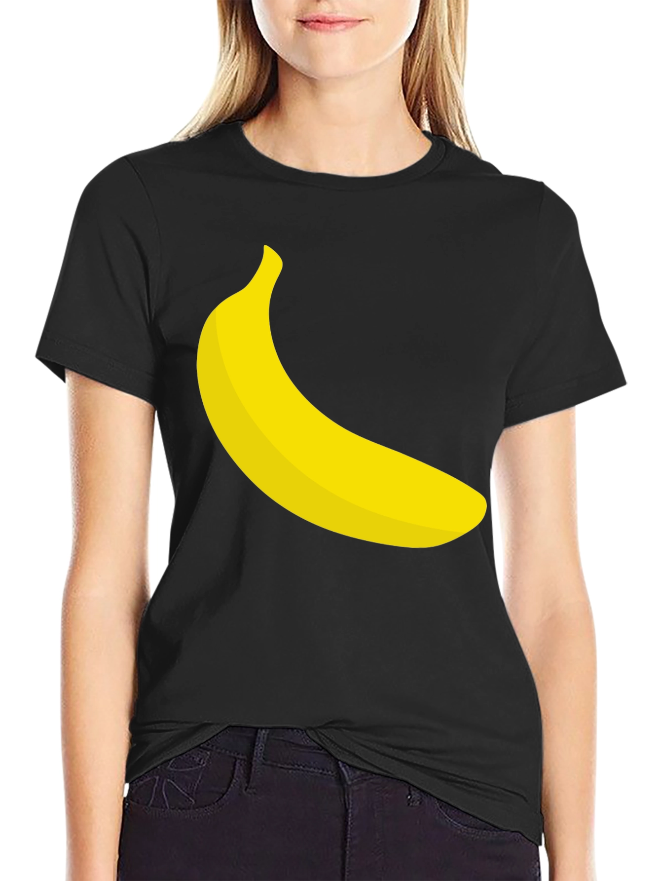 Banana Graphic Black T-Shirt - Fun & Quirky