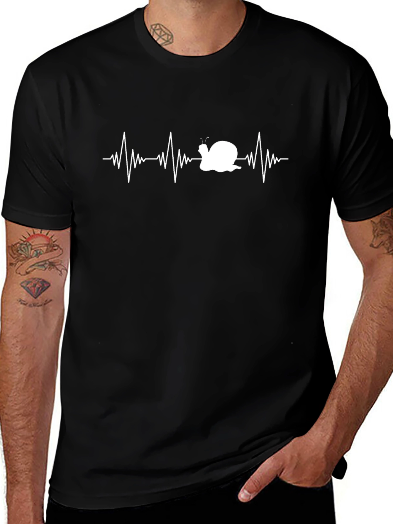 Snail Heartbeat Graphic Tee