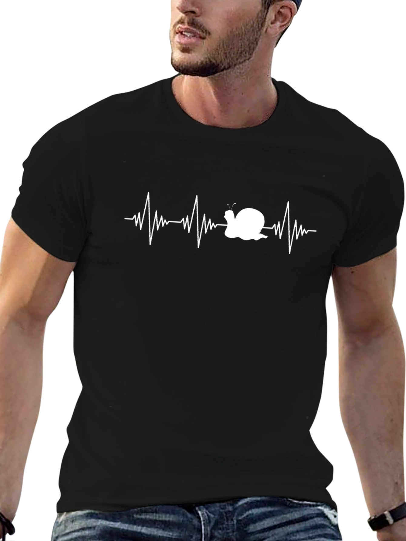 Snail Heartbeat Graphic Tee