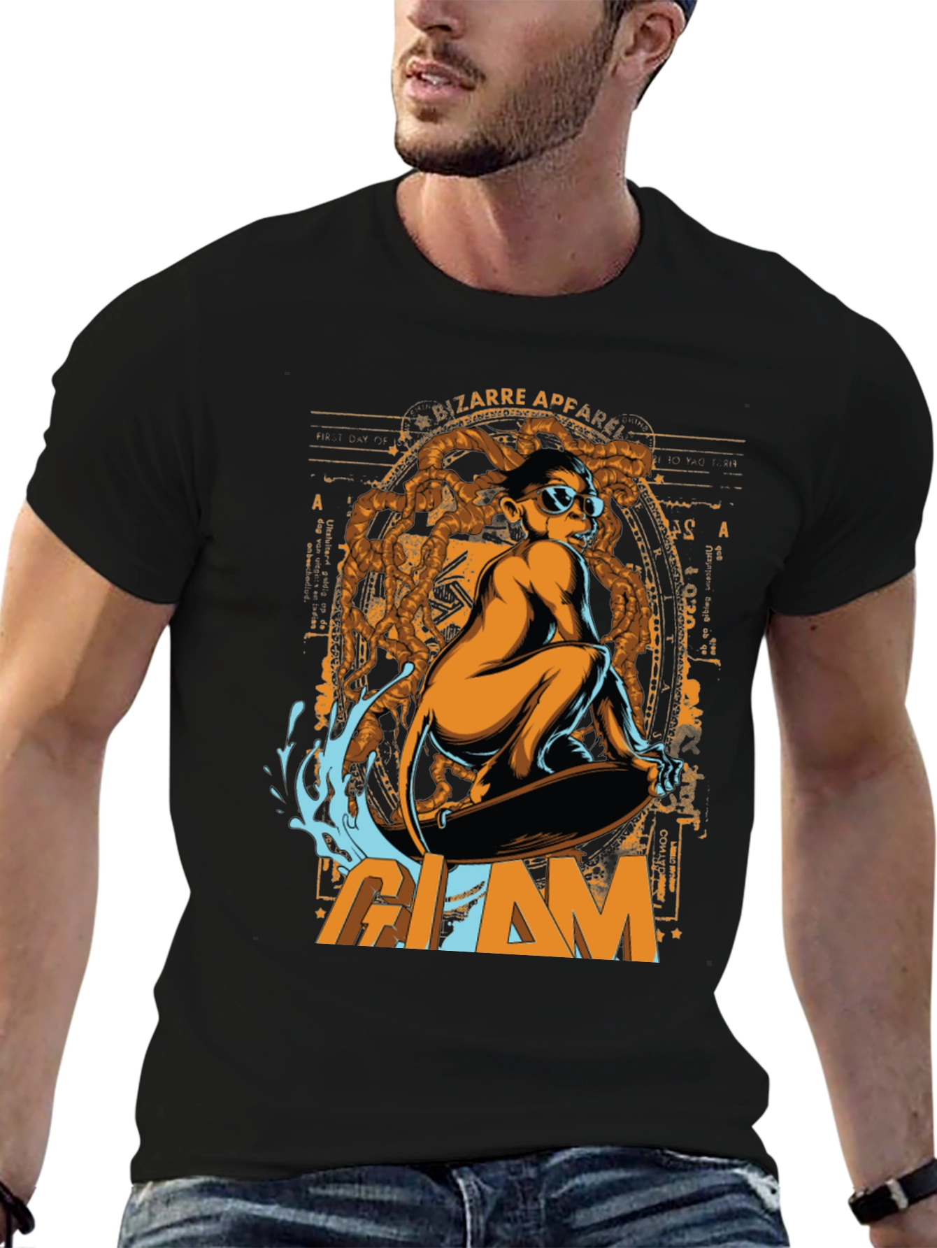Glam Bizarre Apparel Graphic T-Shirt