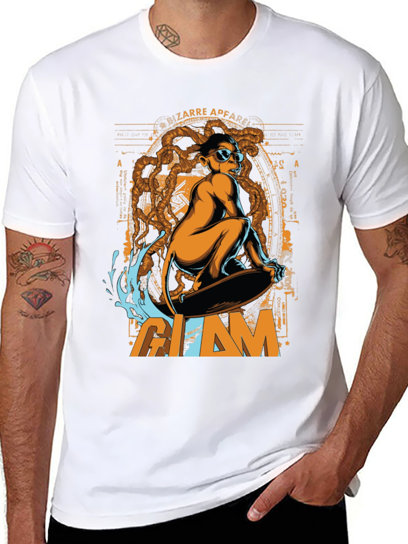 Glam Bizarre Apparel Graphic T-Shirt