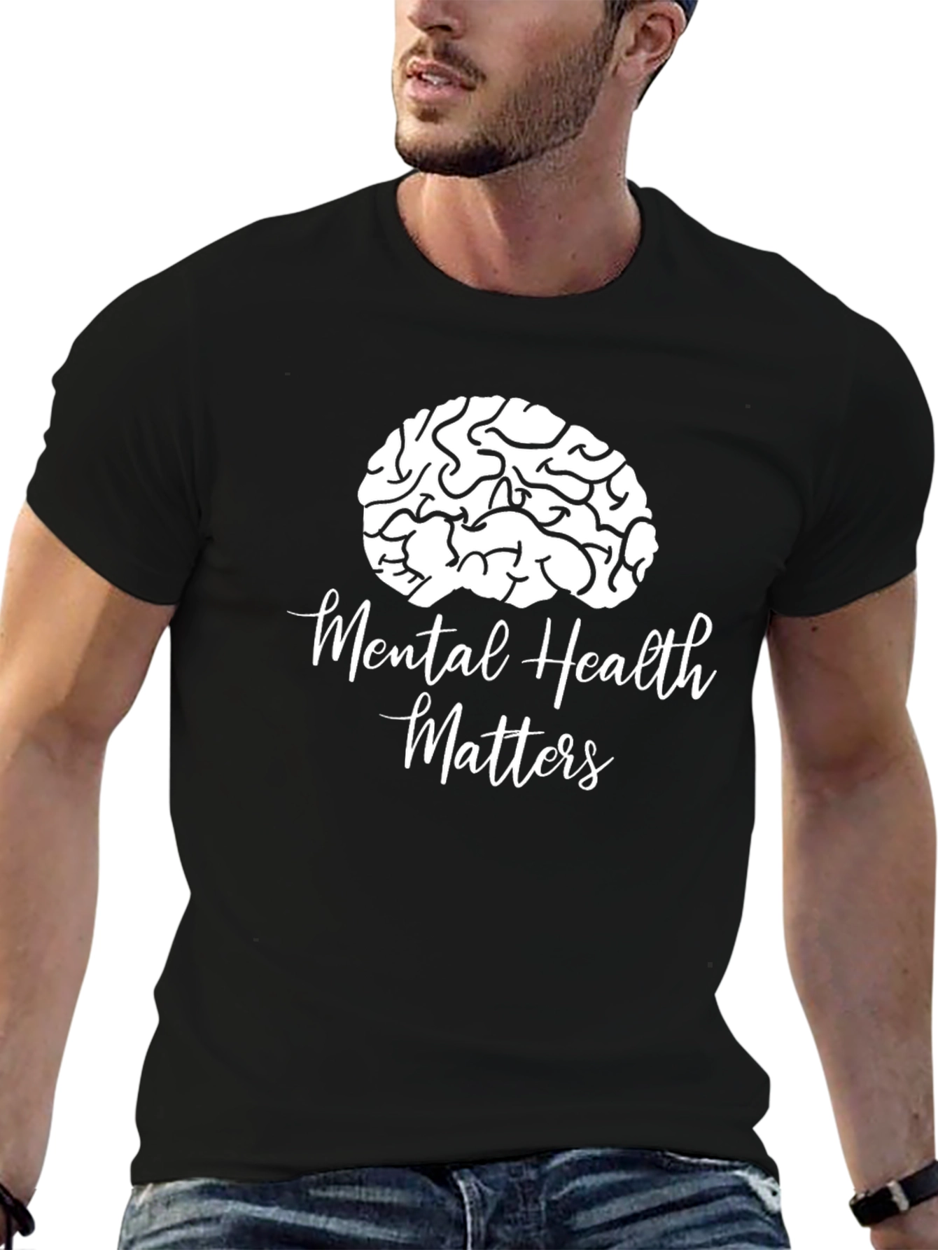 Mental Health Matters Black T-Shirt