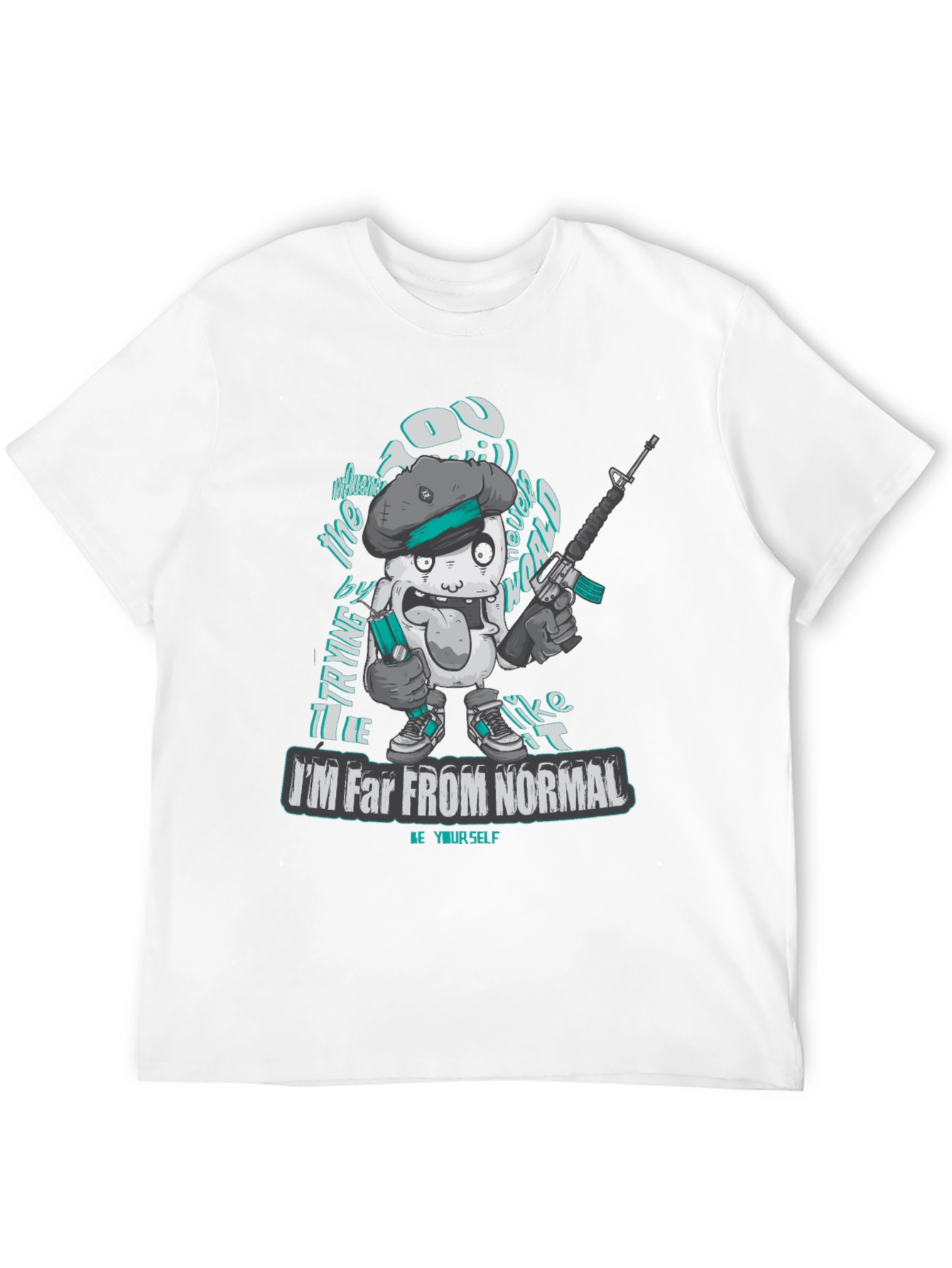 Unique Im Far From Normal Graphic Tee
