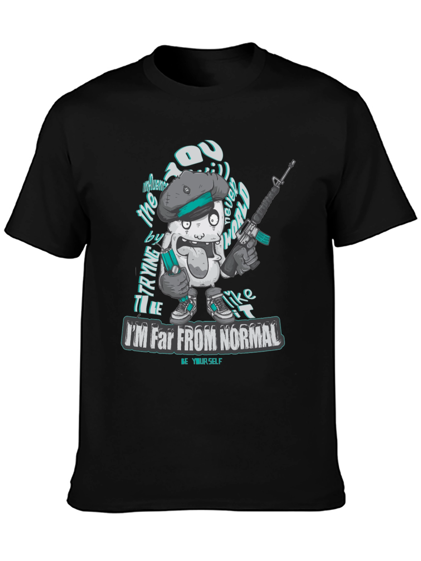 Unique Im Far From Normal Graphic Tee