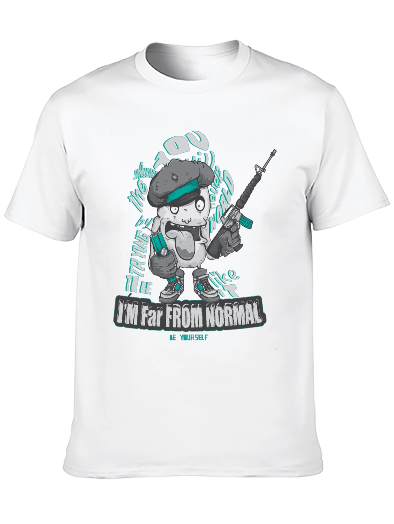 Unique Im Far From Normal Graphic Tee