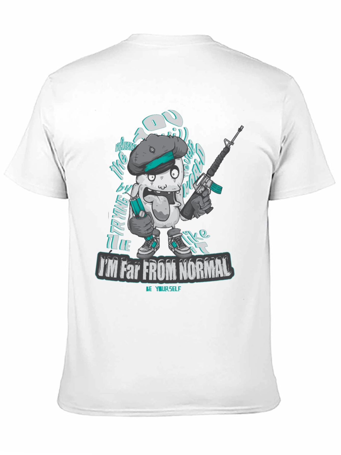 Unique Im Far From Normal Graphic Tee