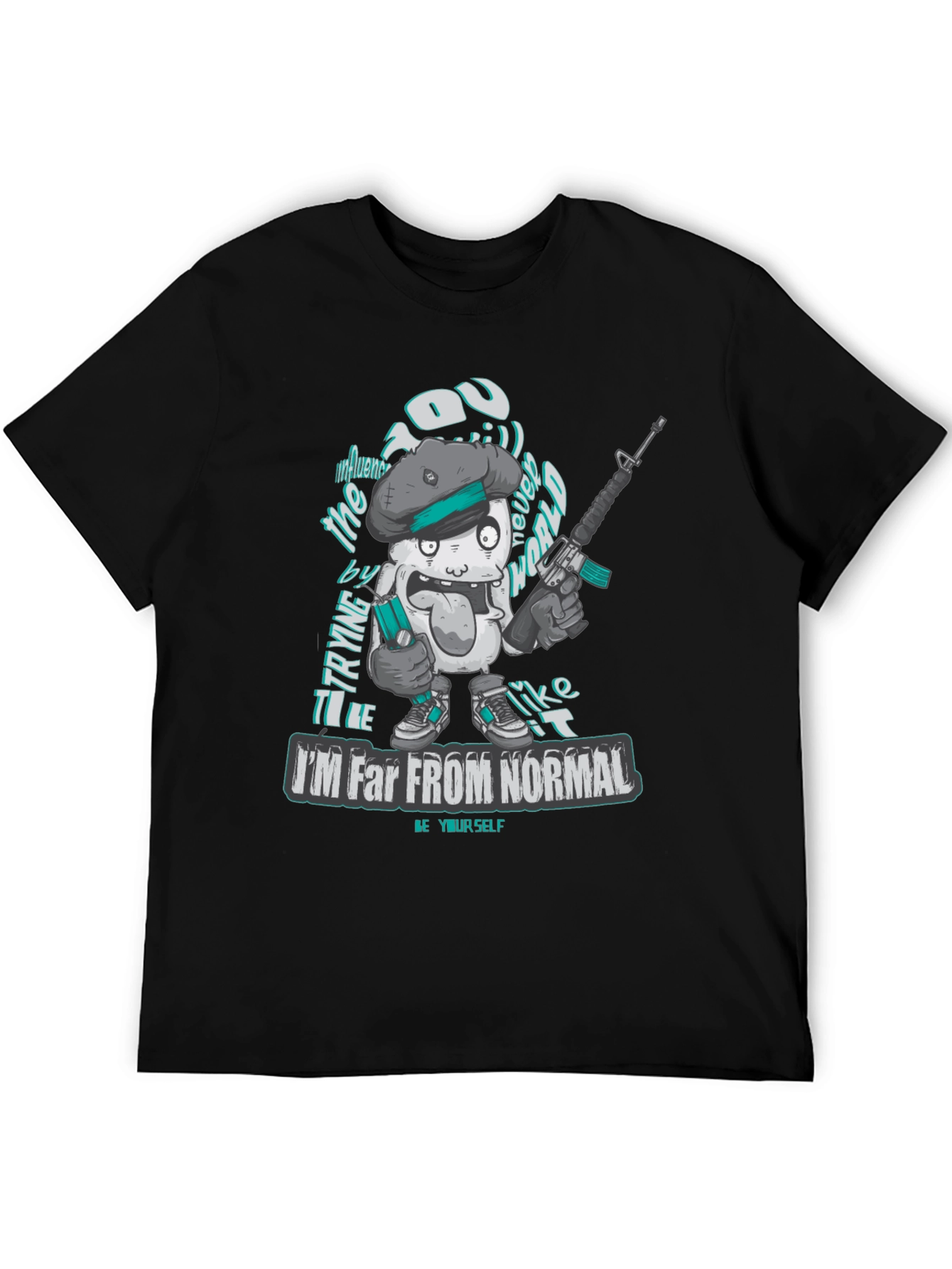 Unique Im Far From Normal Graphic Tee