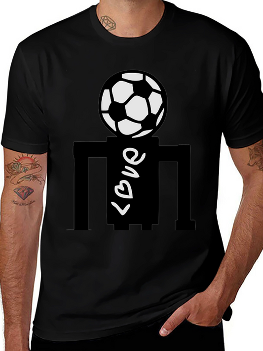 Soccer Love Black T-Shirt