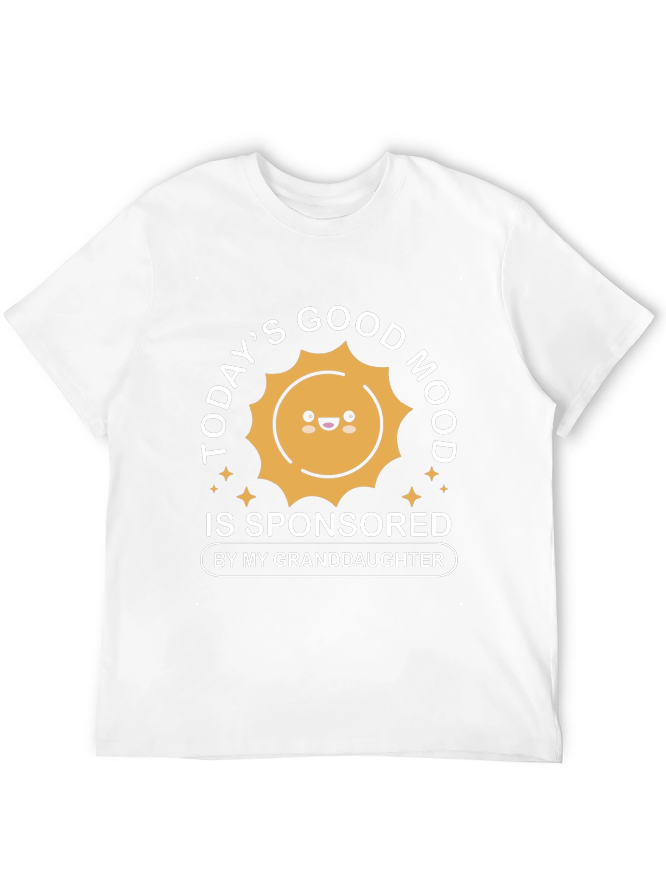 Granddaughter Sponsored Good Mood Black T-Shirt
