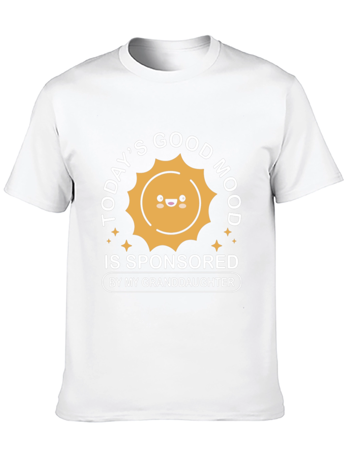 Granddaughter Sponsored Good Mood Black T-Shirt