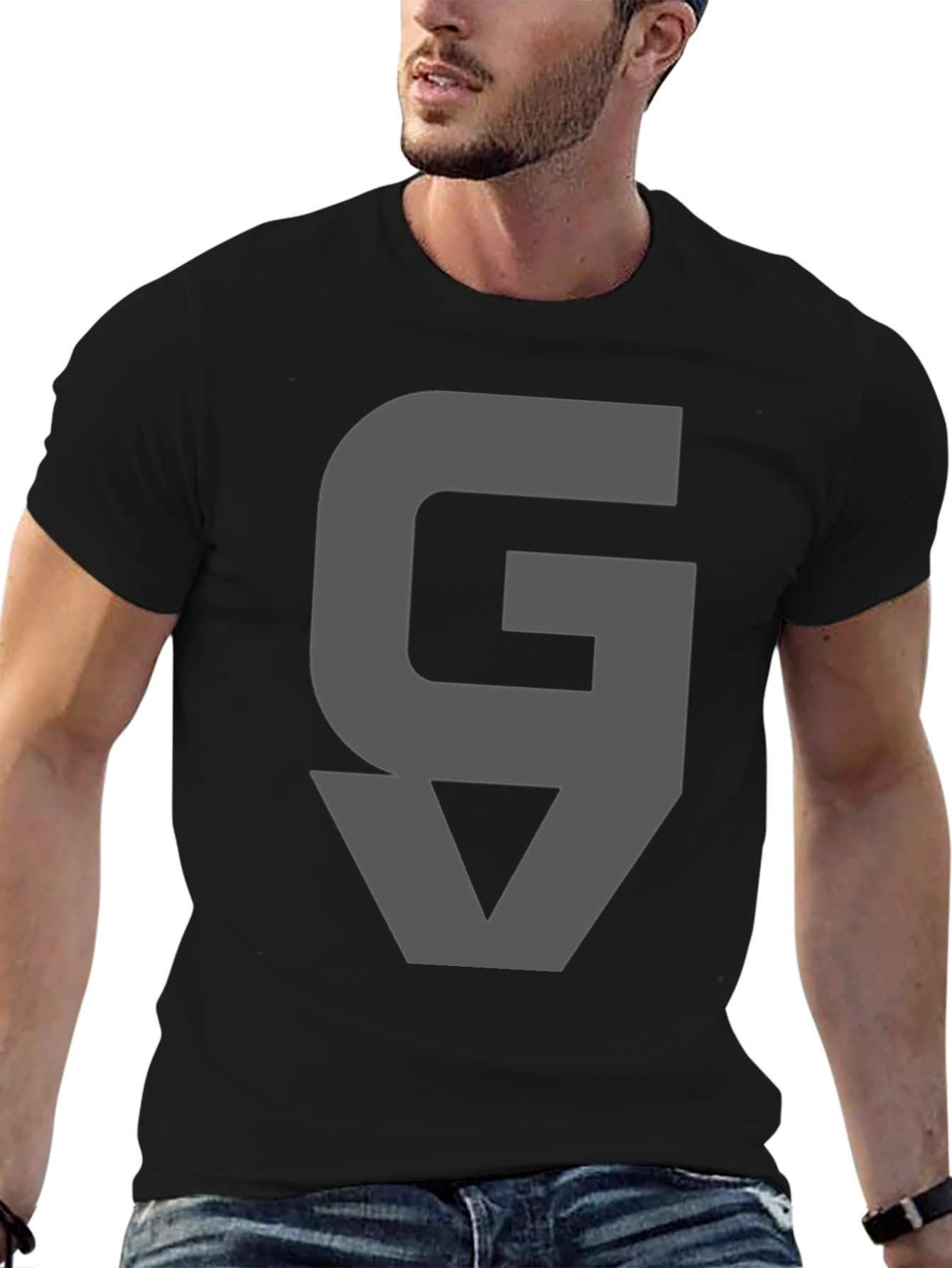 GV Logo T-Shirt - Modern Graphic Tee