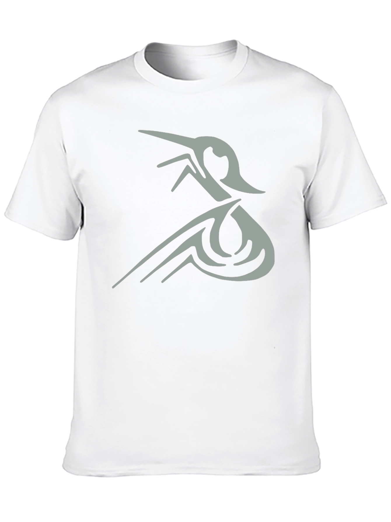 Abstract Graphic Print Black T-Shirt