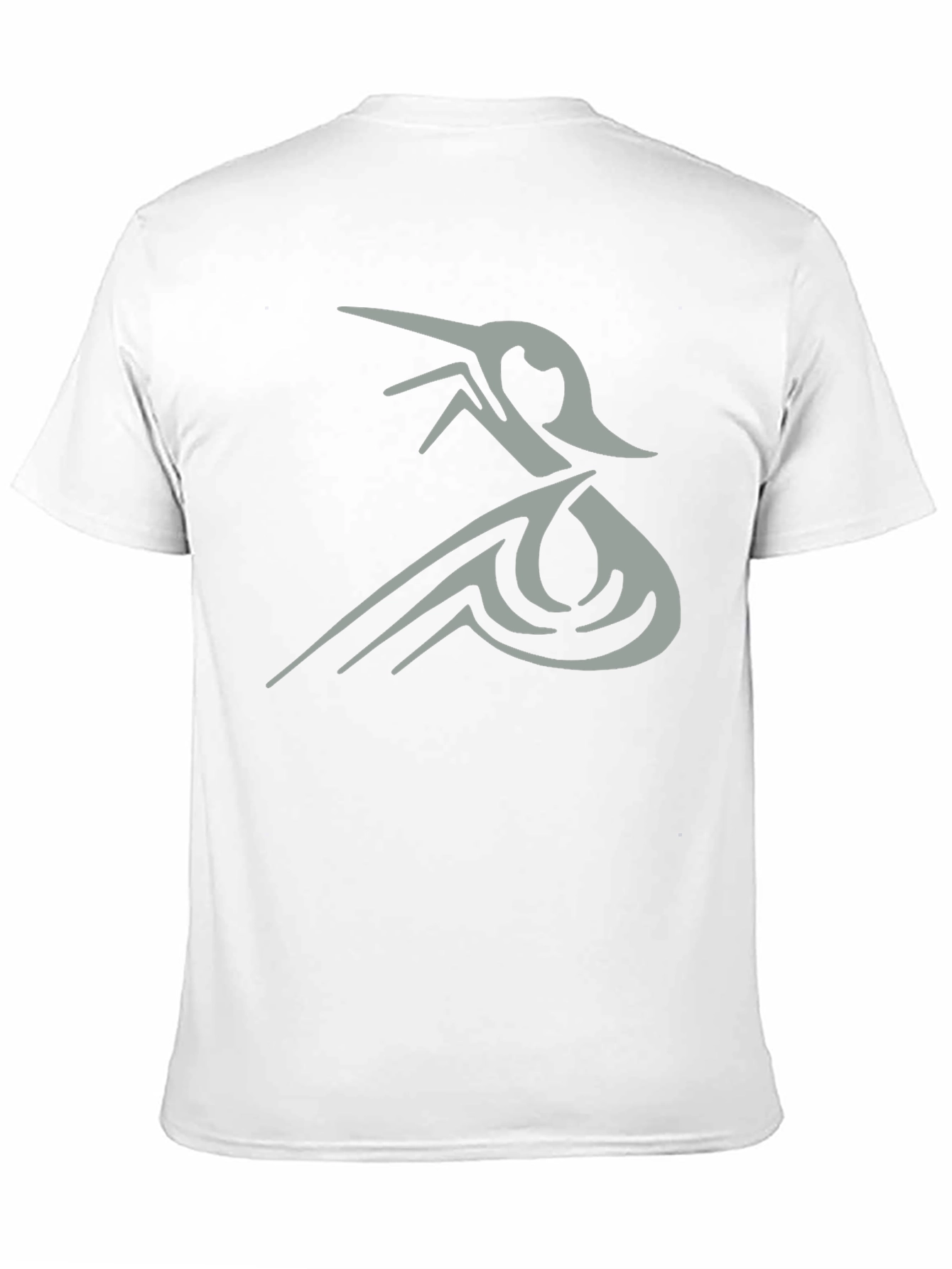 Abstract Graphic Print Black T-Shirt