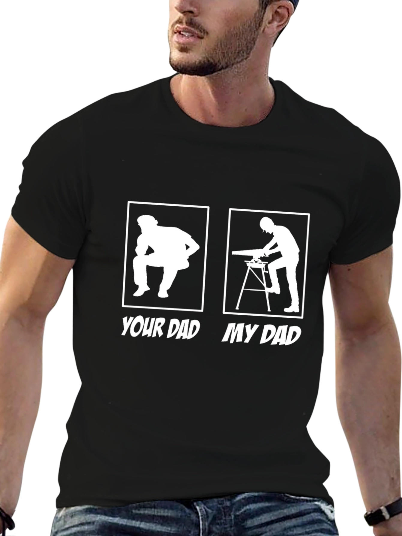 Your Dad vs. My Dad Funny Carpenter T-Shirt