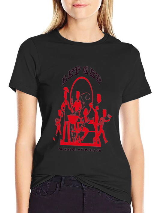 BBQ Silhouette Graphic T-Shirt