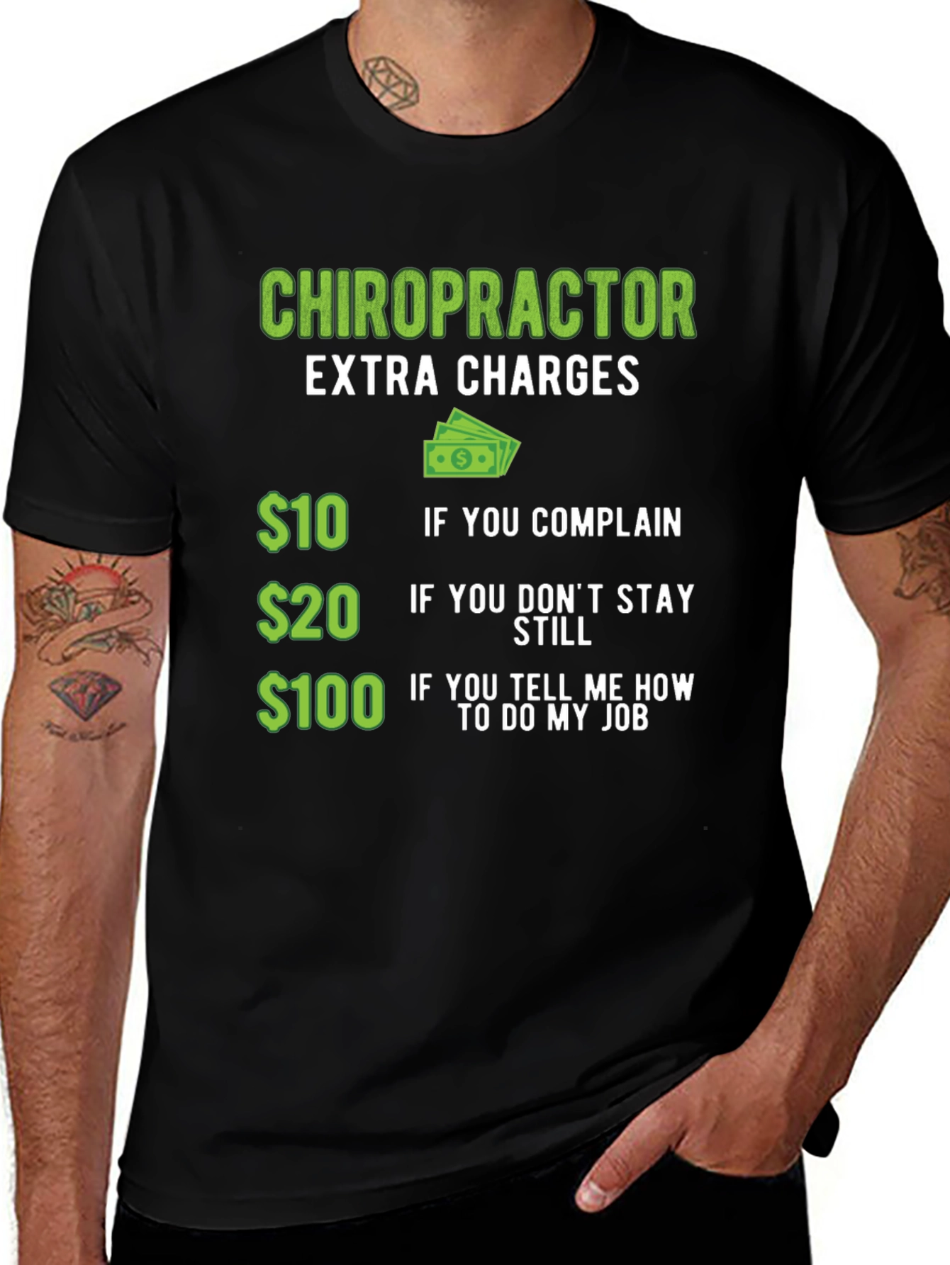 Chiropractor Extra Charges T-Shirt