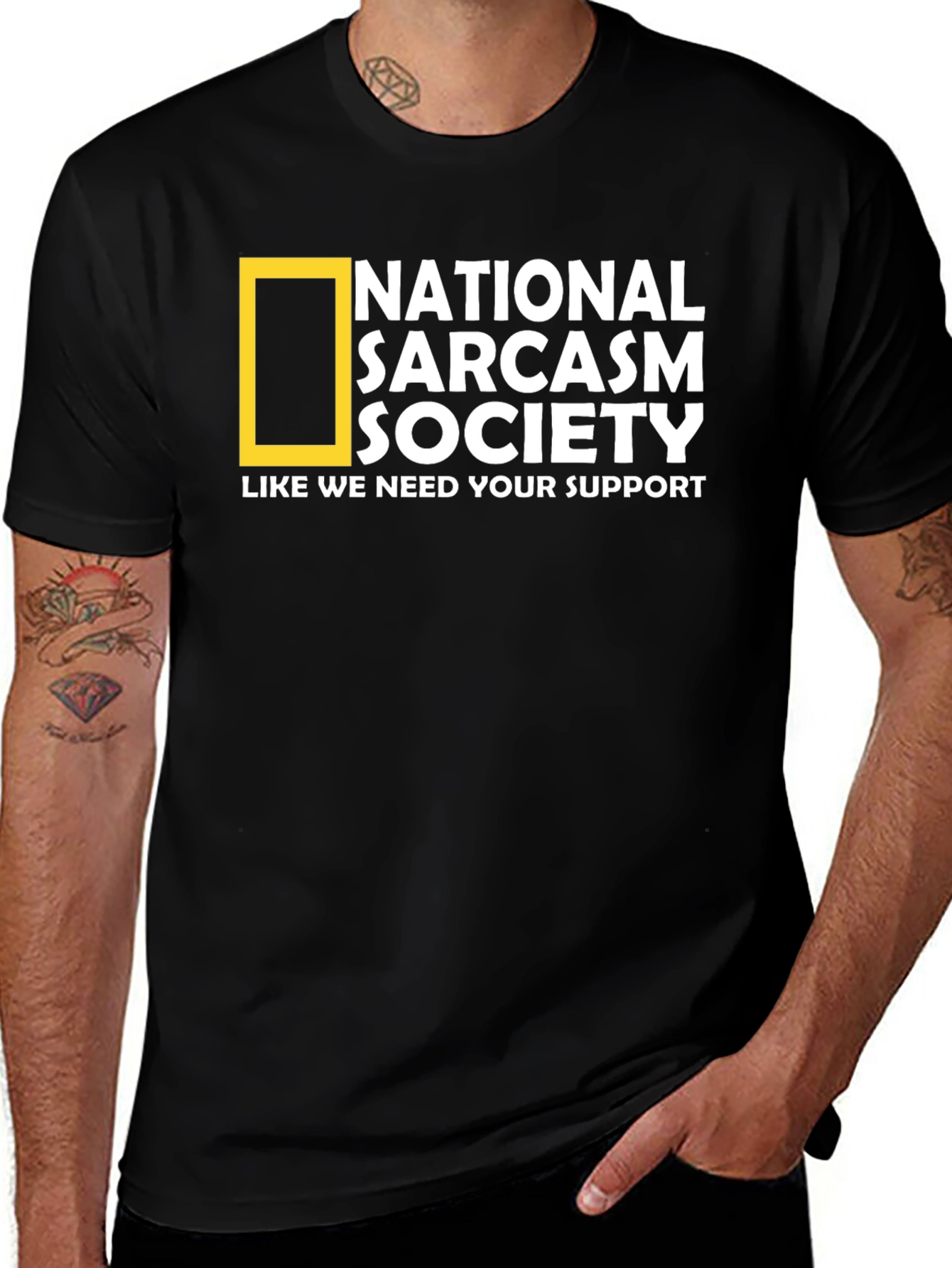 Sarcasm Society Tee - Funny Graphic T-Shirt