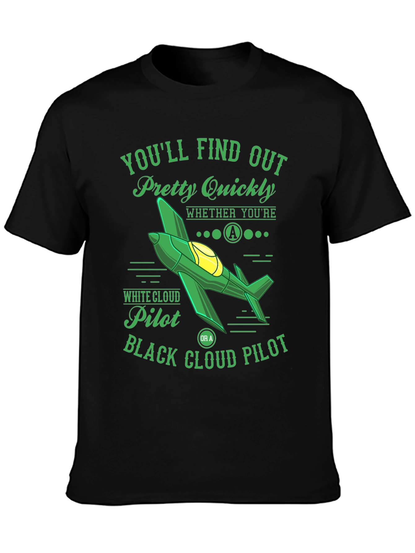 Pilot T-Shirt: Youll Find Out Pretty Quickly