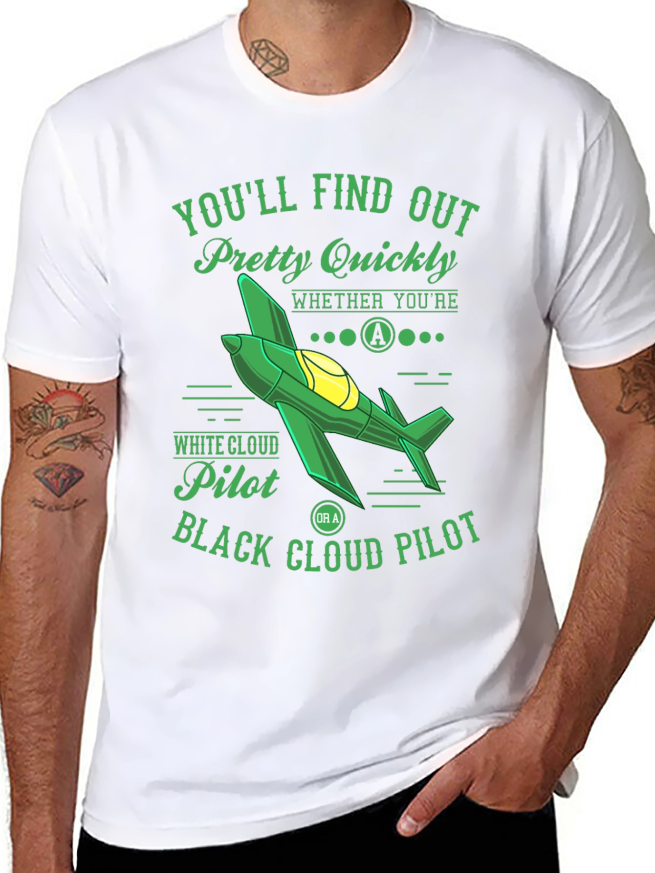 Pilot T-Shirt: Youll Find Out Pretty Quickly