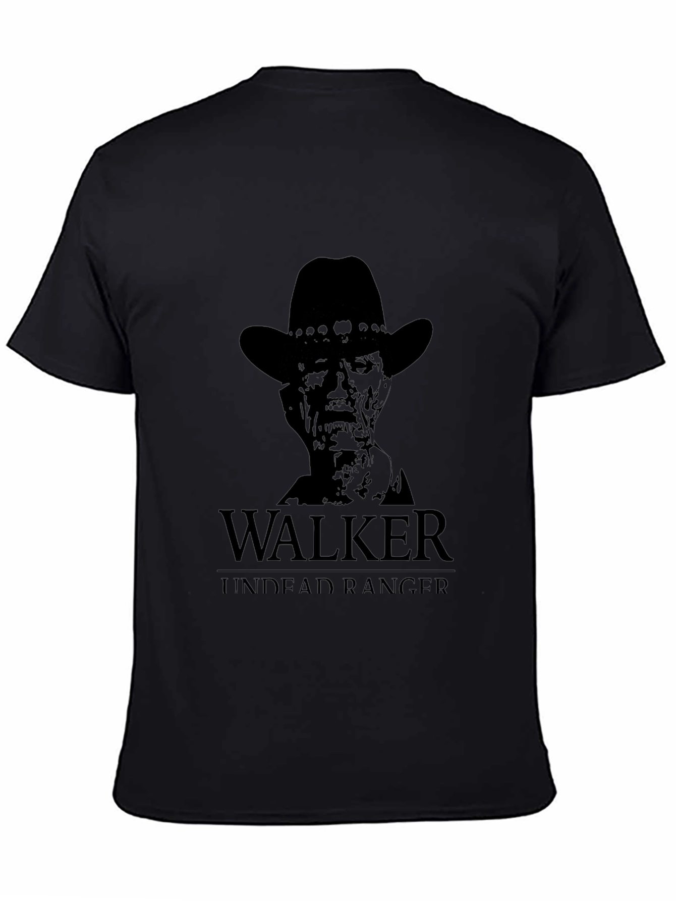 Walker Undead Ranger T-Shirt - Black Graphic Tee
