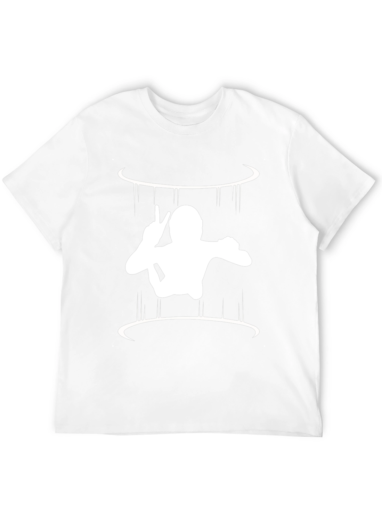 Skydiver Graphic Tee - Black Cotton Comfort