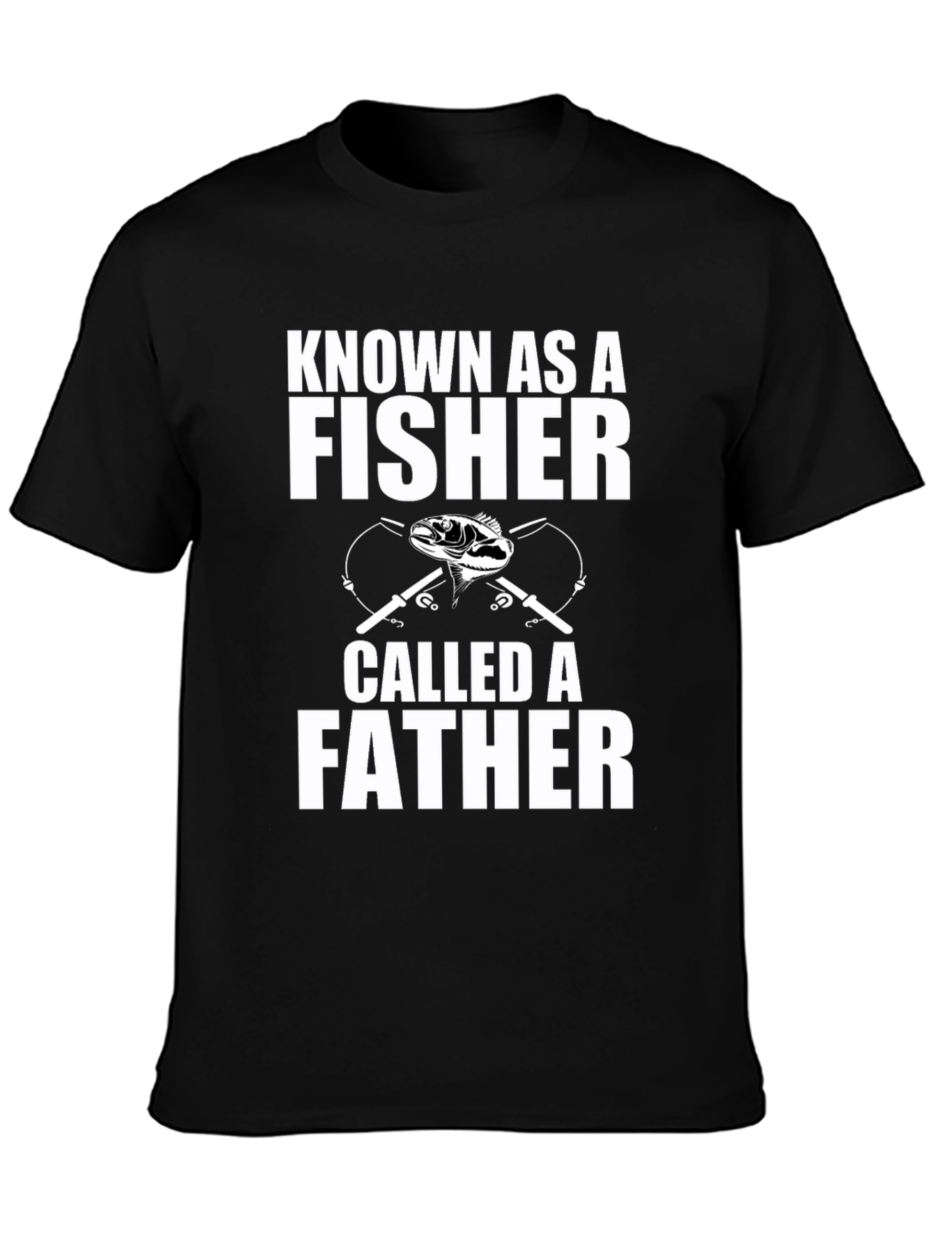 Fisher Father T-Shirt - Angler Dad Tee