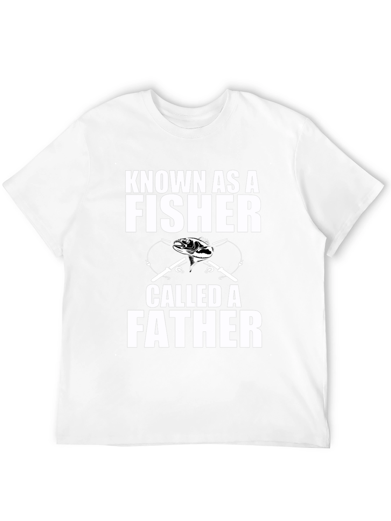 Fisher Father T-Shirt - Angler Dad Tee