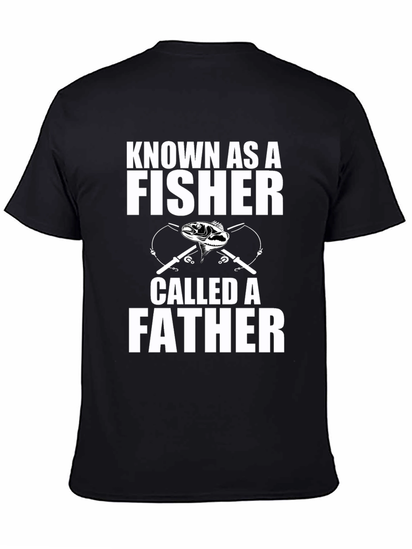 Fisher Father T-Shirt - Angler Dad Tee