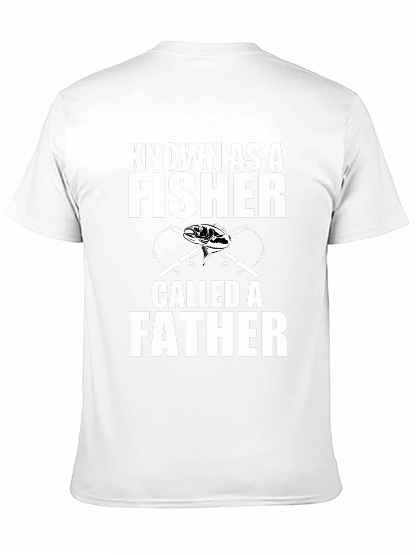 Fisher Father T-Shirt - Angler Dad Tee