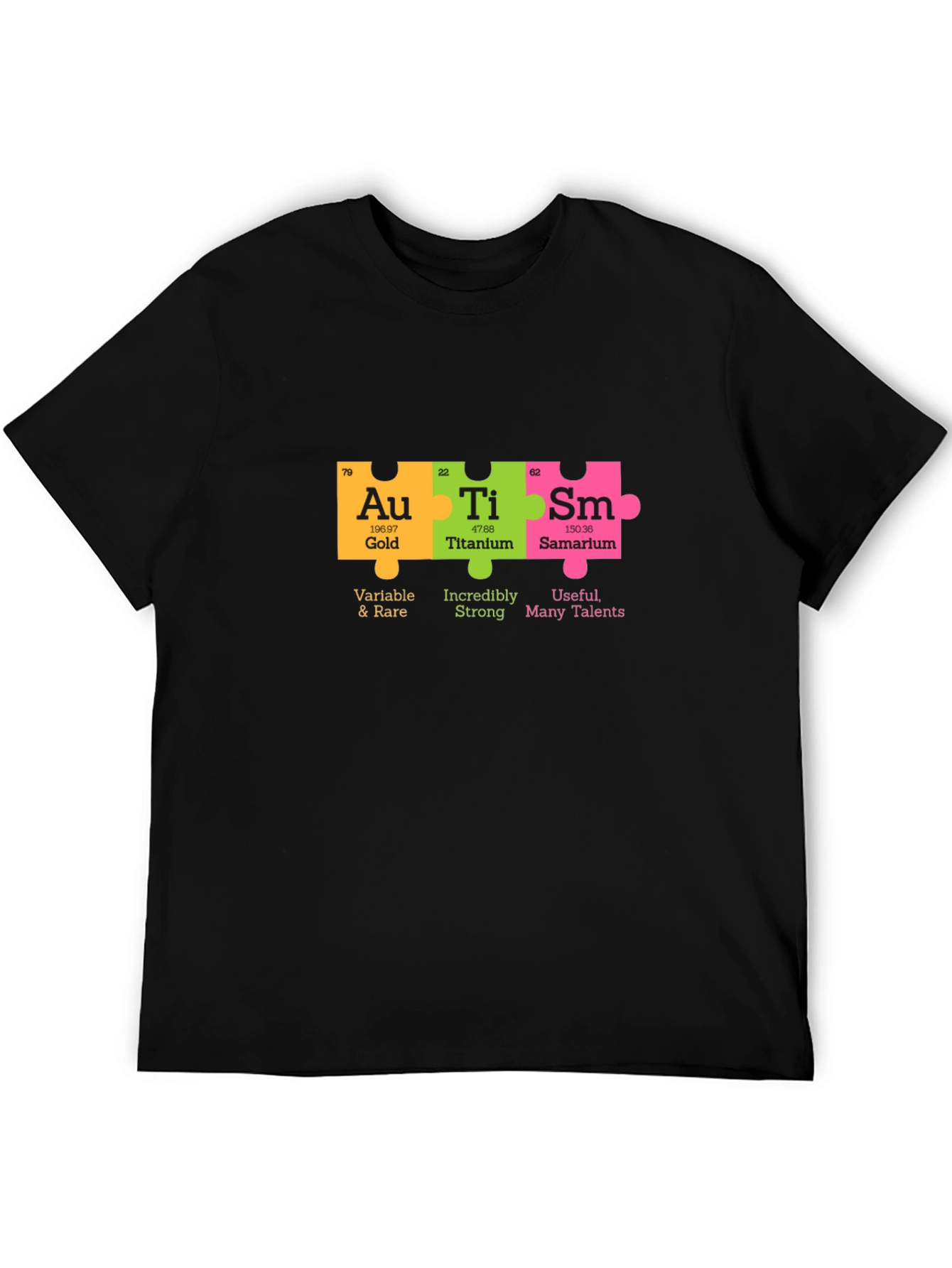 Autism Awareness Periodic Table T-Shirt