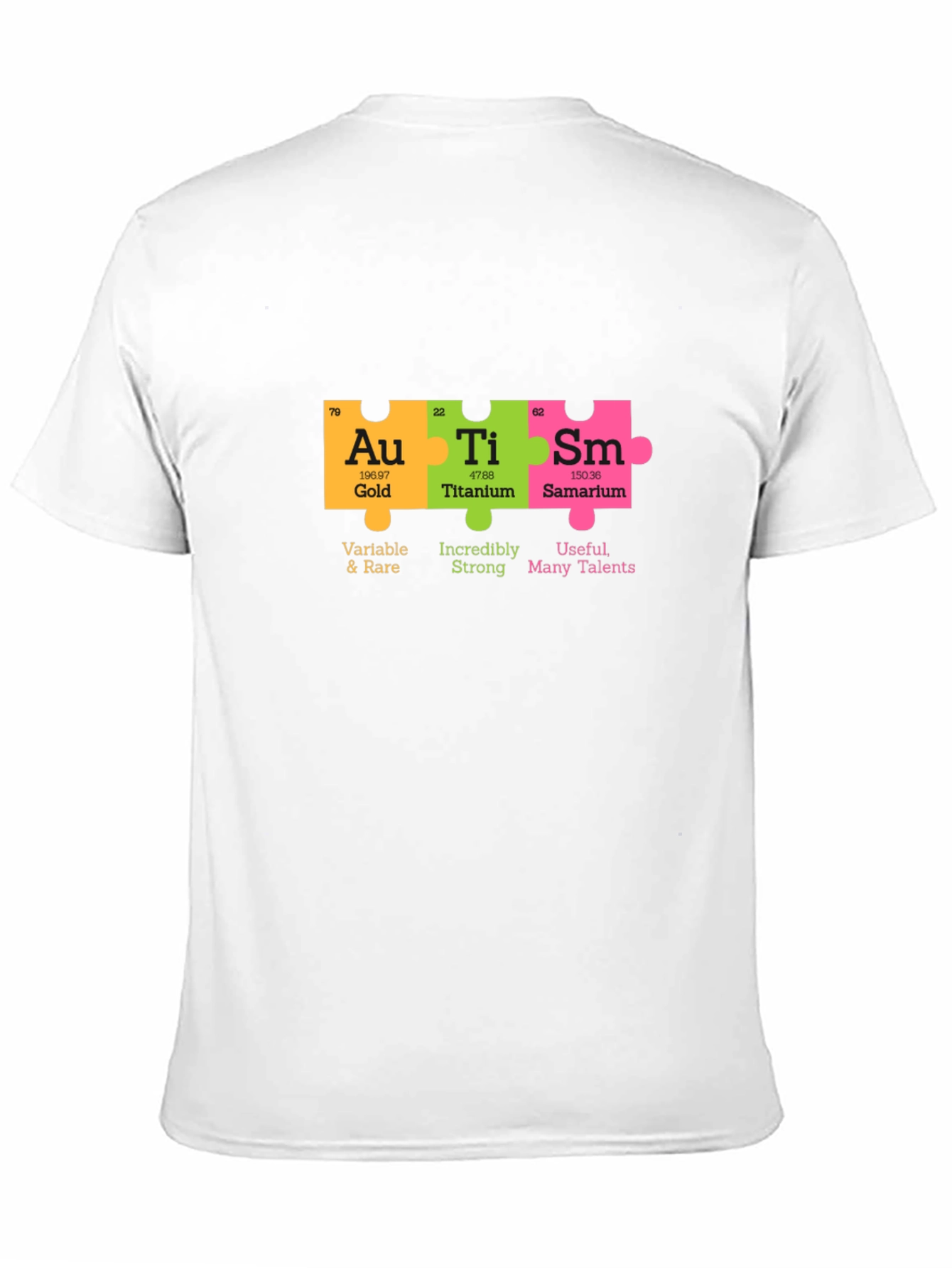 Autism Awareness Periodic Table T-Shirt