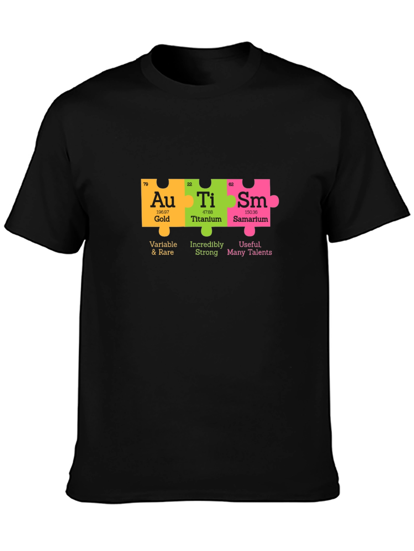 Autism Awareness Periodic Table T-Shirt