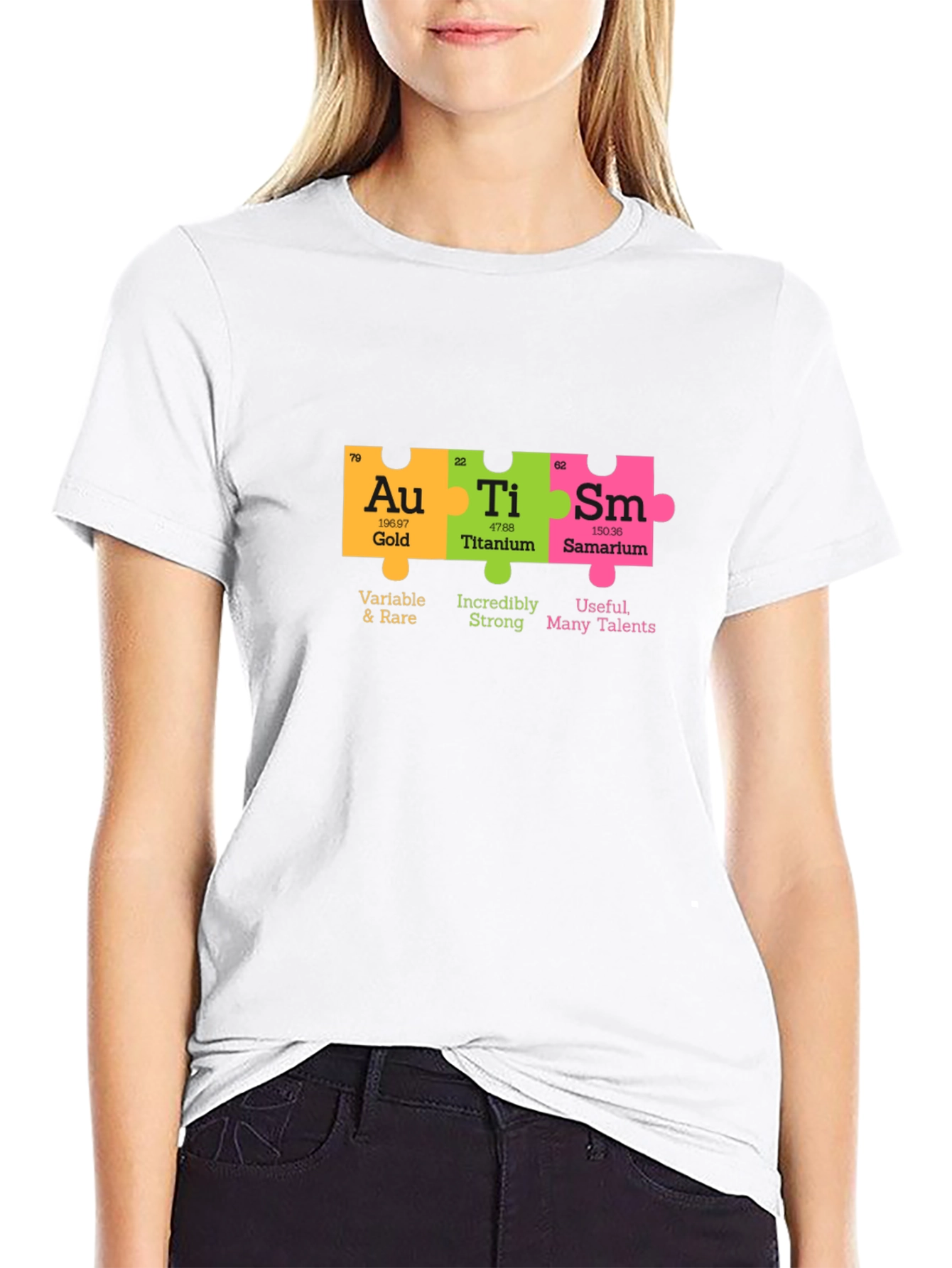 Autism Awareness Periodic Table T-Shirt