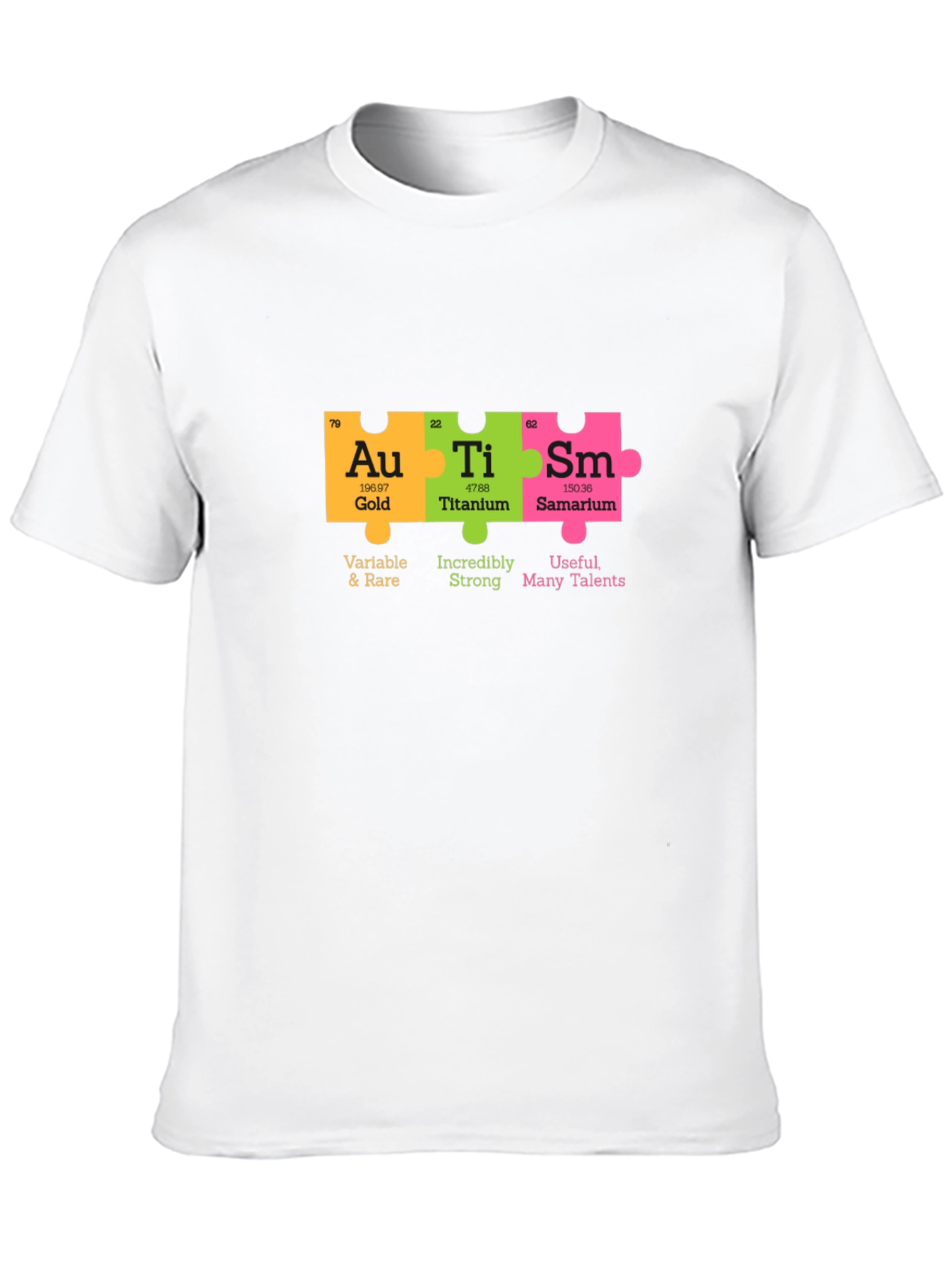 Autism Awareness Periodic Table T-Shirt