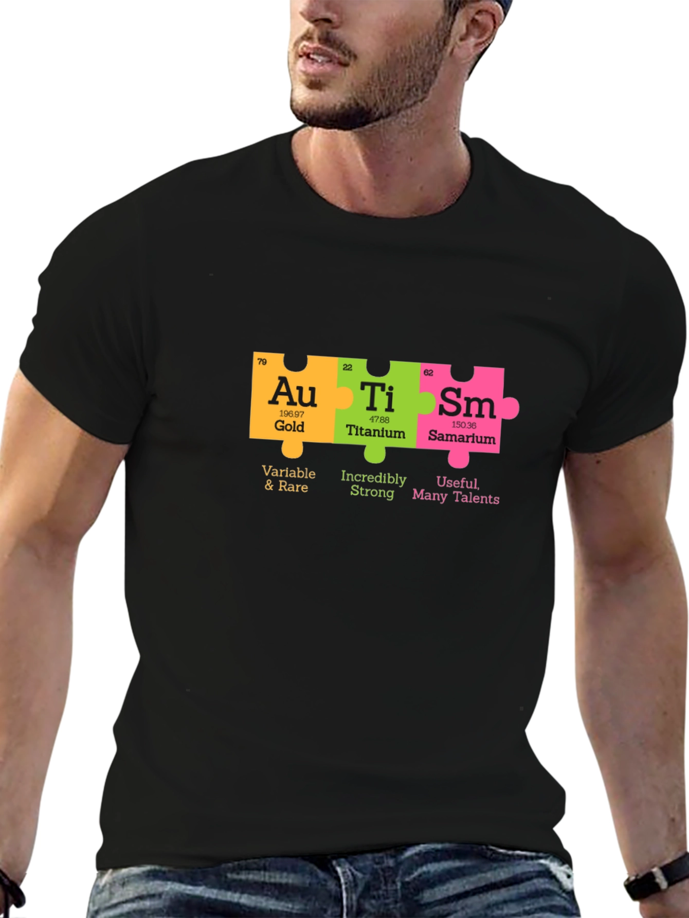 Autism Awareness Periodic Table T-Shirt