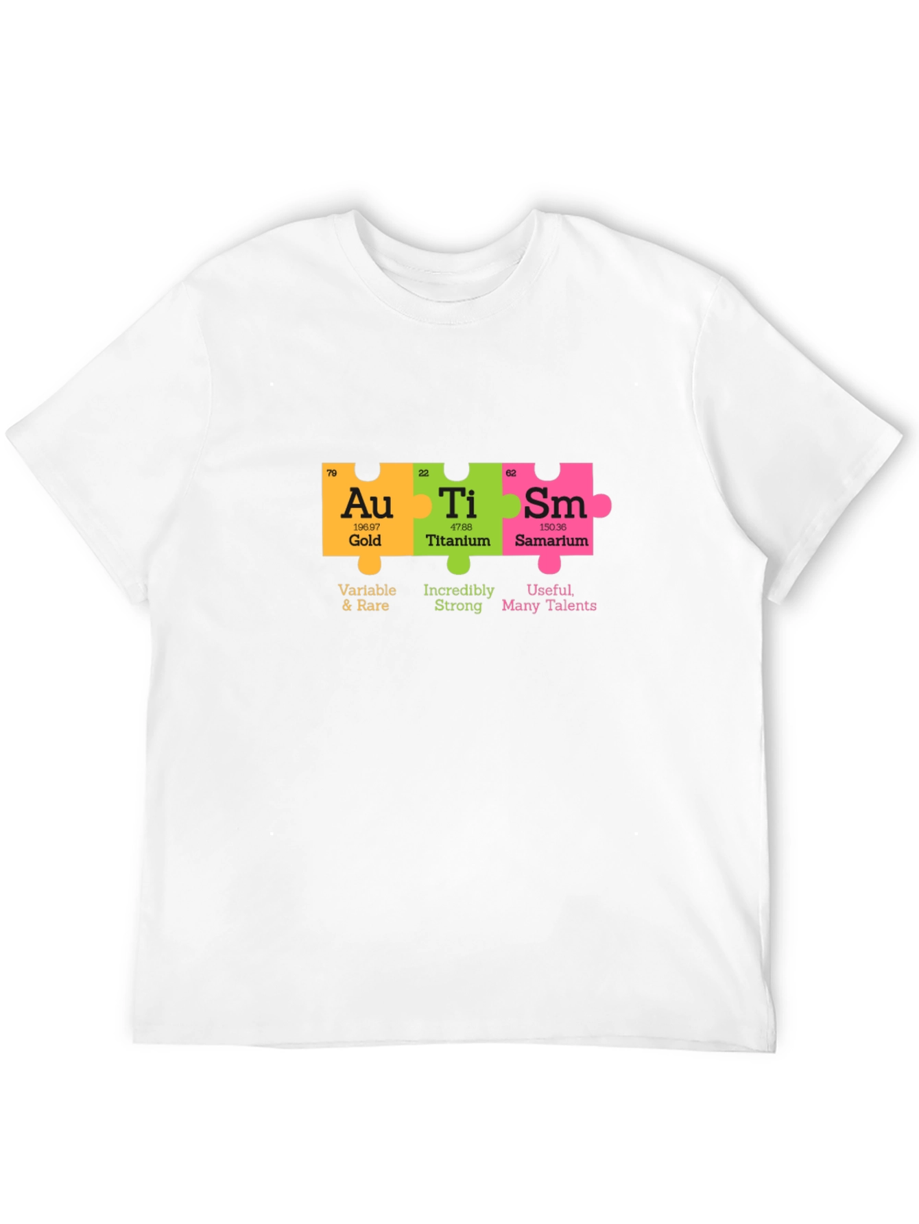 Autism Awareness Periodic Table T-Shirt