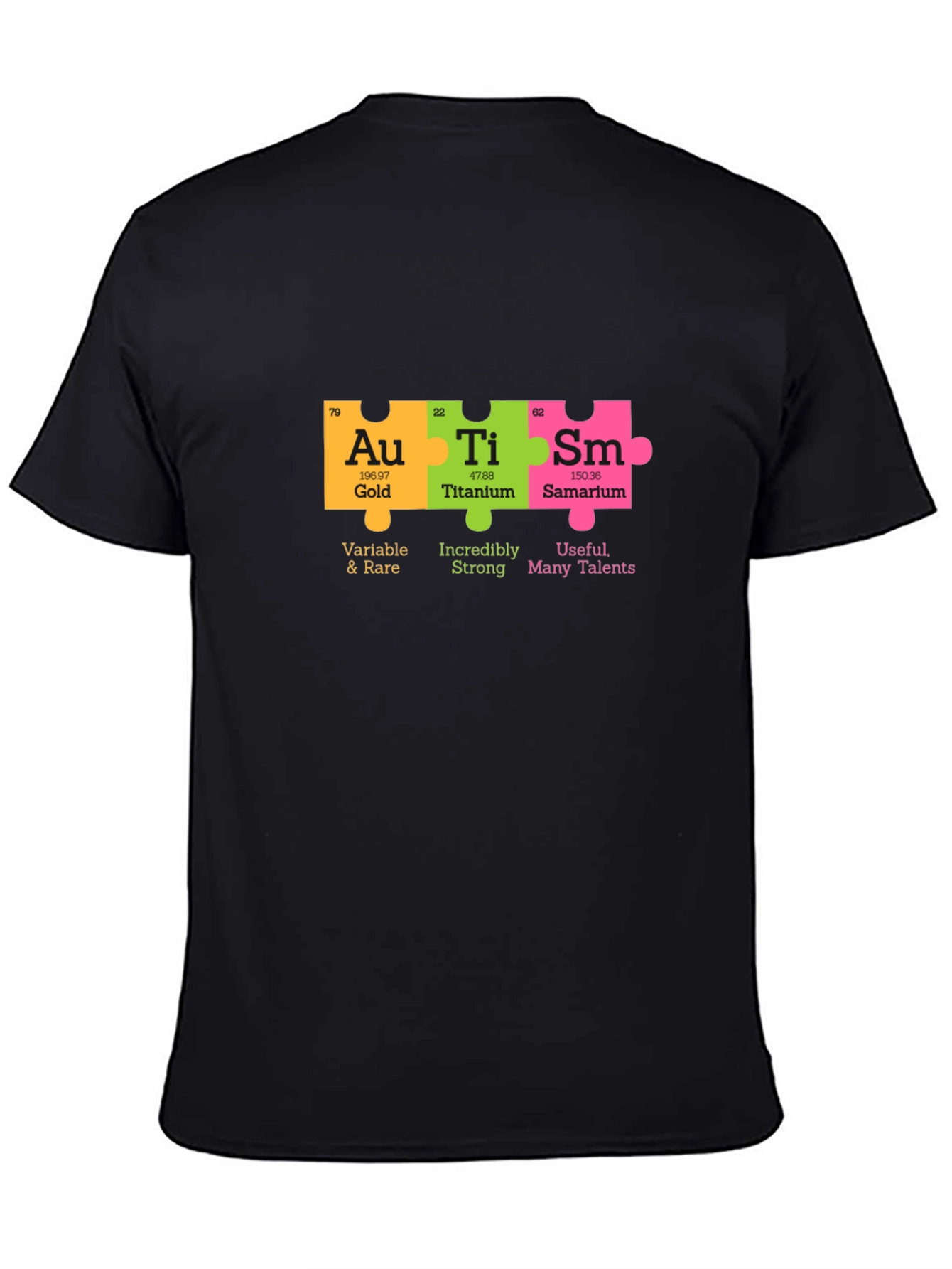 Autism Awareness Periodic Table T-Shirt