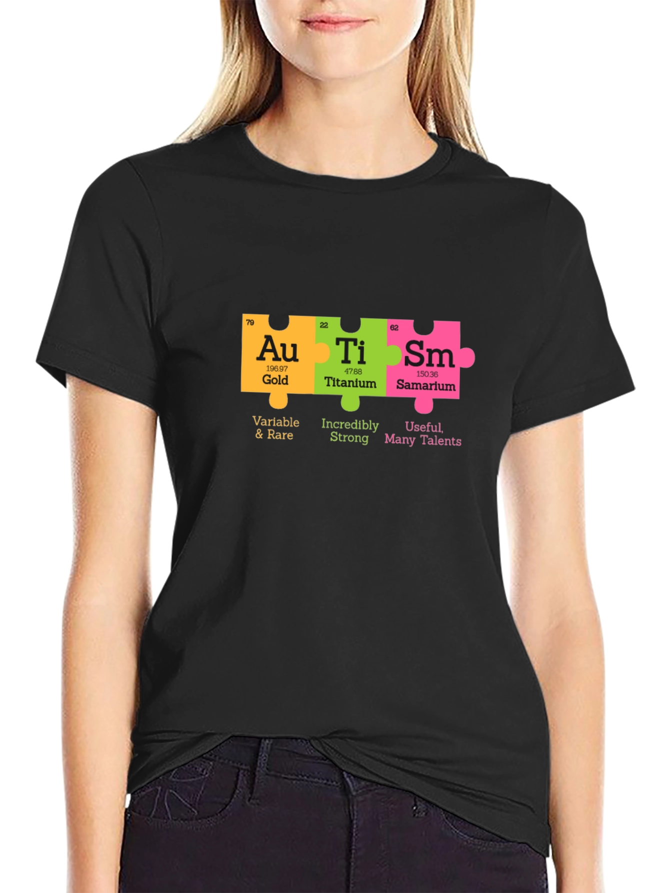 Autism Awareness Periodic Table T-Shirt