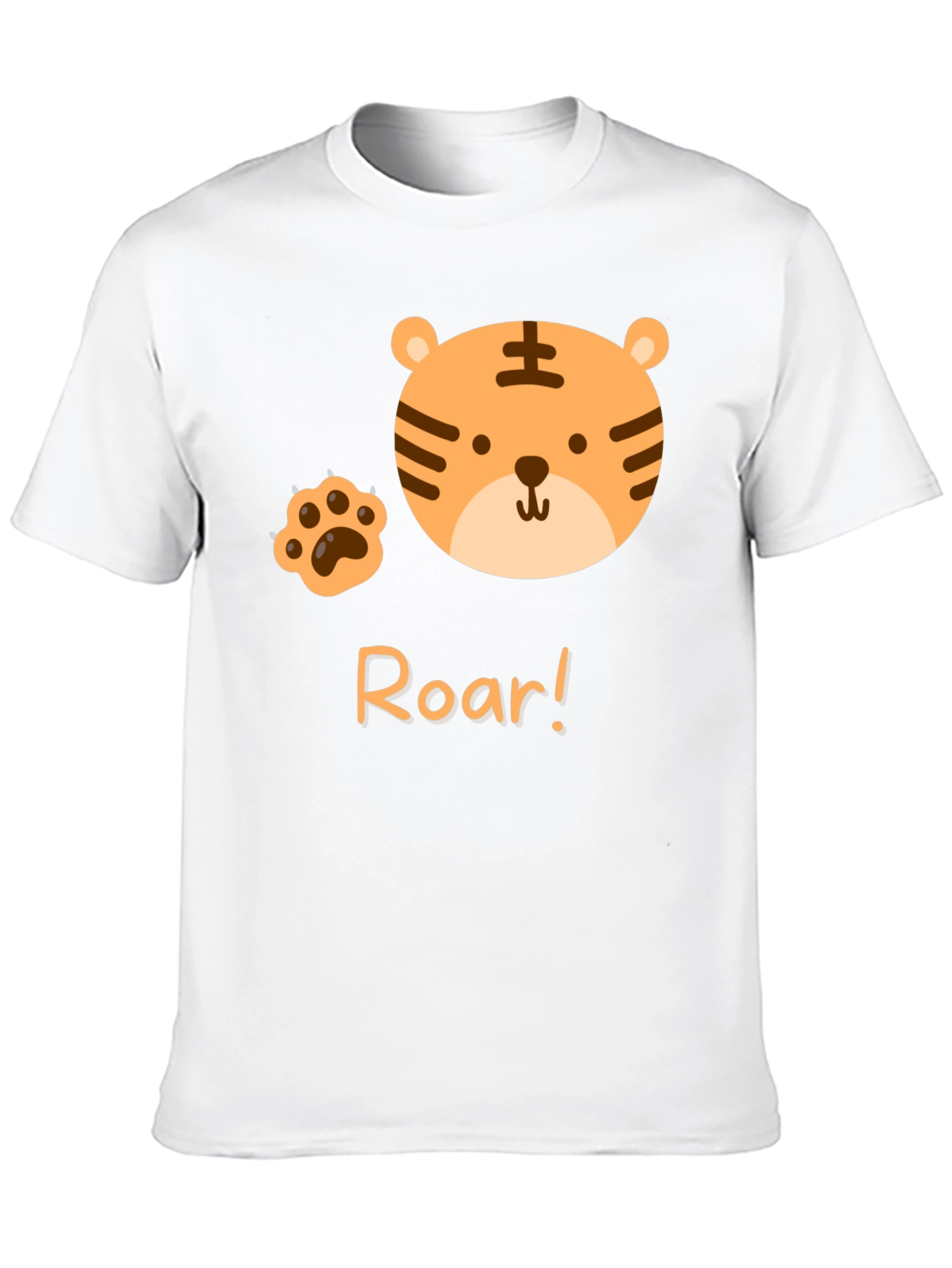 Roar Tiger Graphic Tee - Cute Black T-Shirt