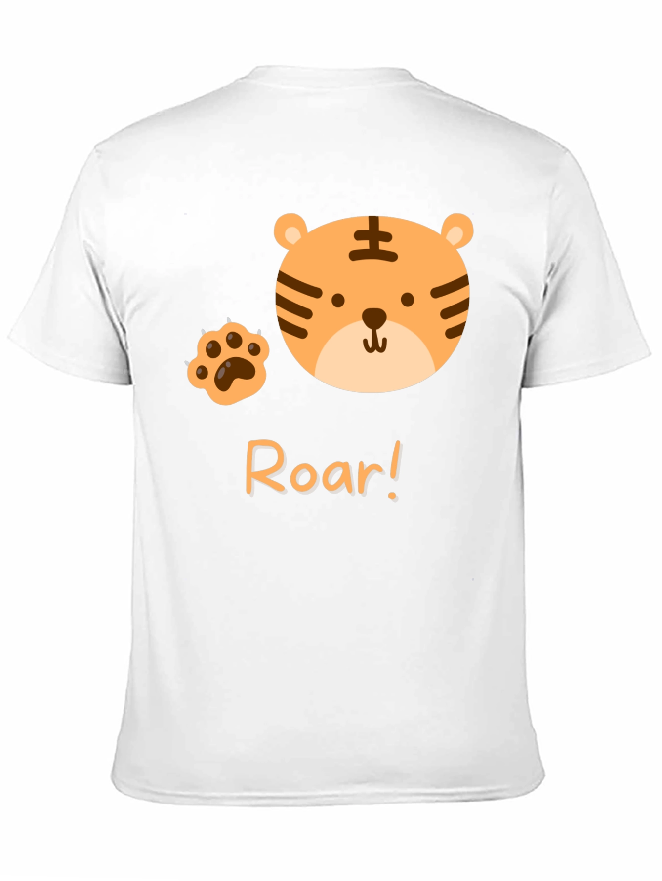 Roar Tiger Graphic Tee - Cute Black T-Shirt